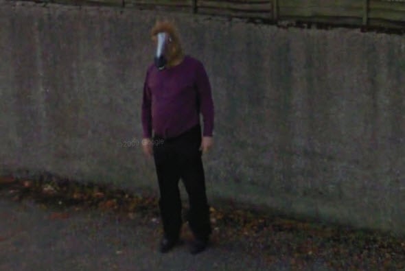 google maps horse head. For instance, in Google Map's Street View Horse-boy was discovered, 