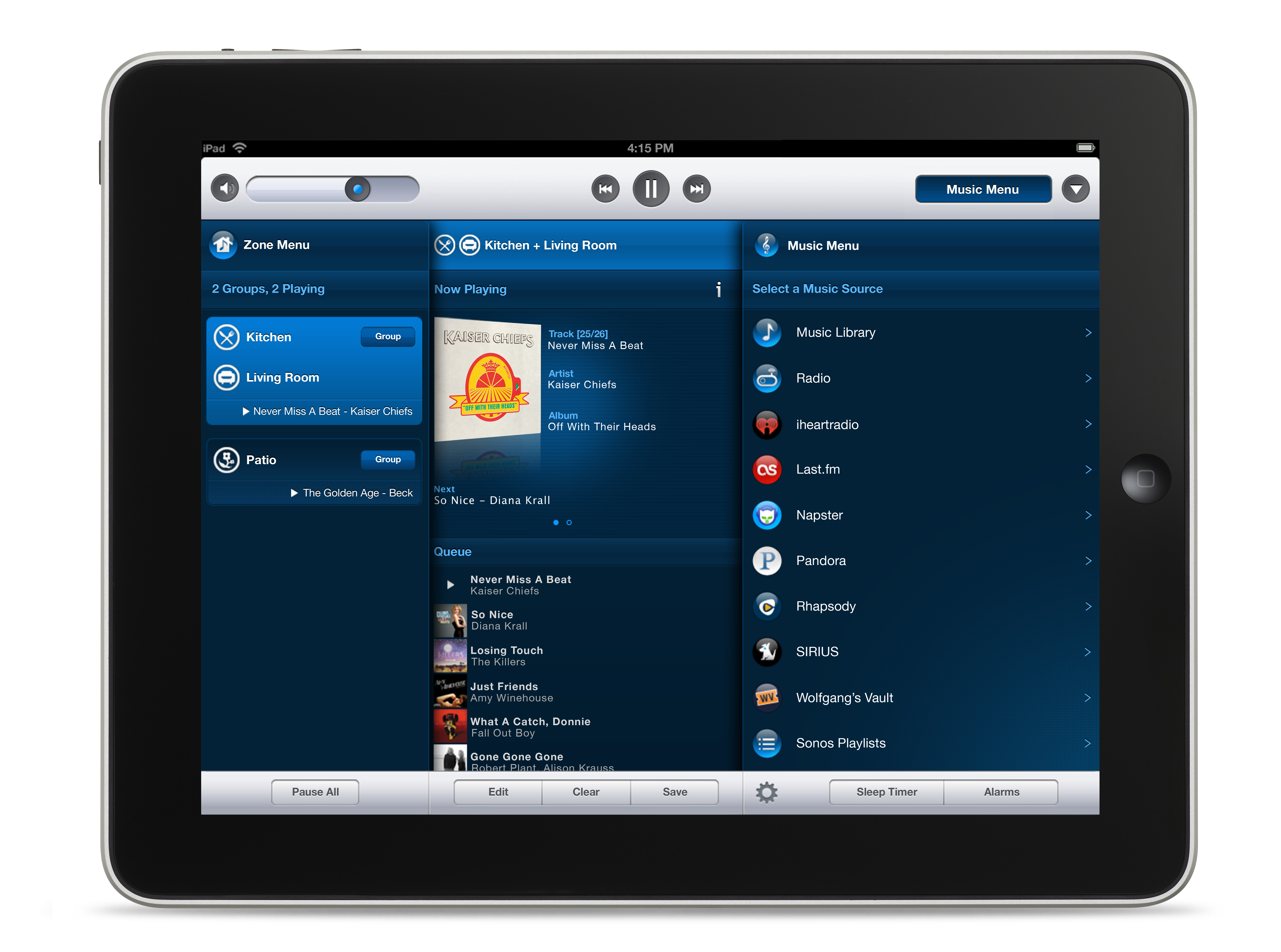 begå surfing effektiv Sonos iPad Remote Control – Tehrani.com – Comm & Tech Blog