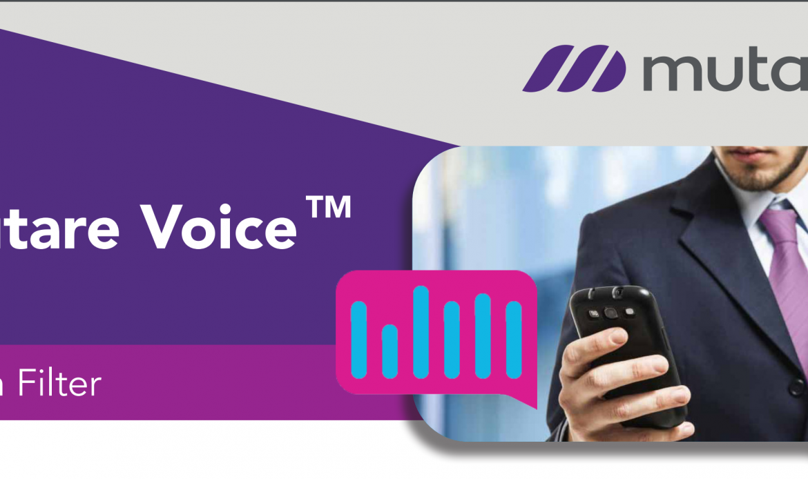 Mutare Unveils Mutare Voice Spam Filter