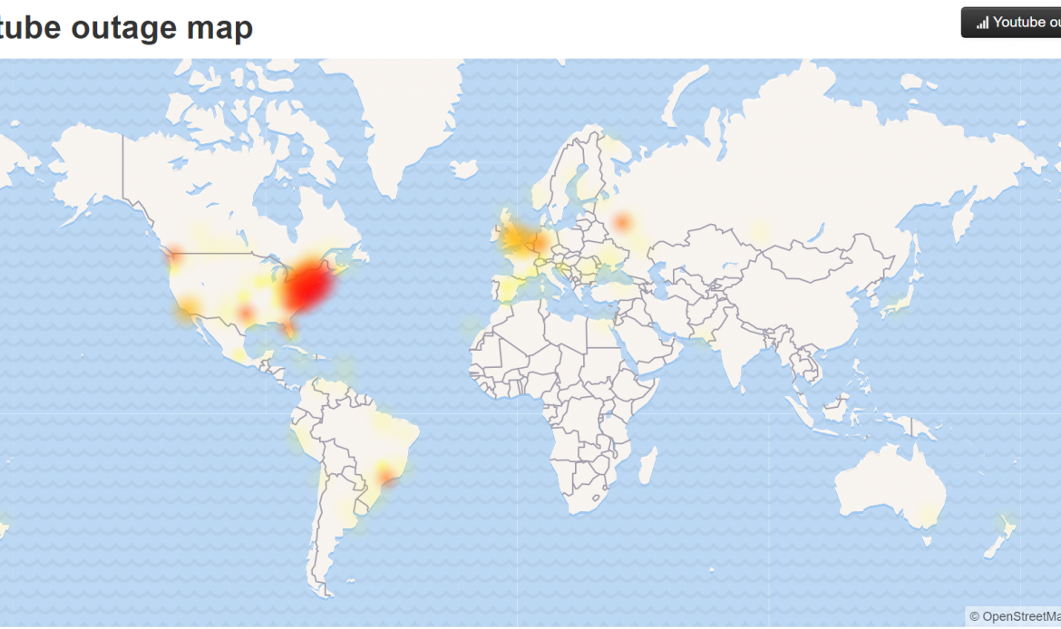 YouTube, Gmail and Snapchat Down Thanks to Google Outage