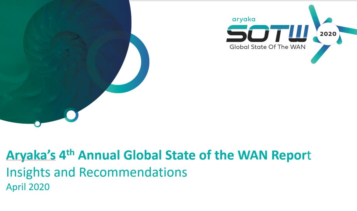 Aryaka’s State of the WAN Report Reveals  Performance and Complexity as Top Issues