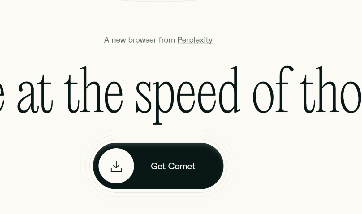 Perplexity Launches Comet: An AI Browser Built to Think, Not Just Browse