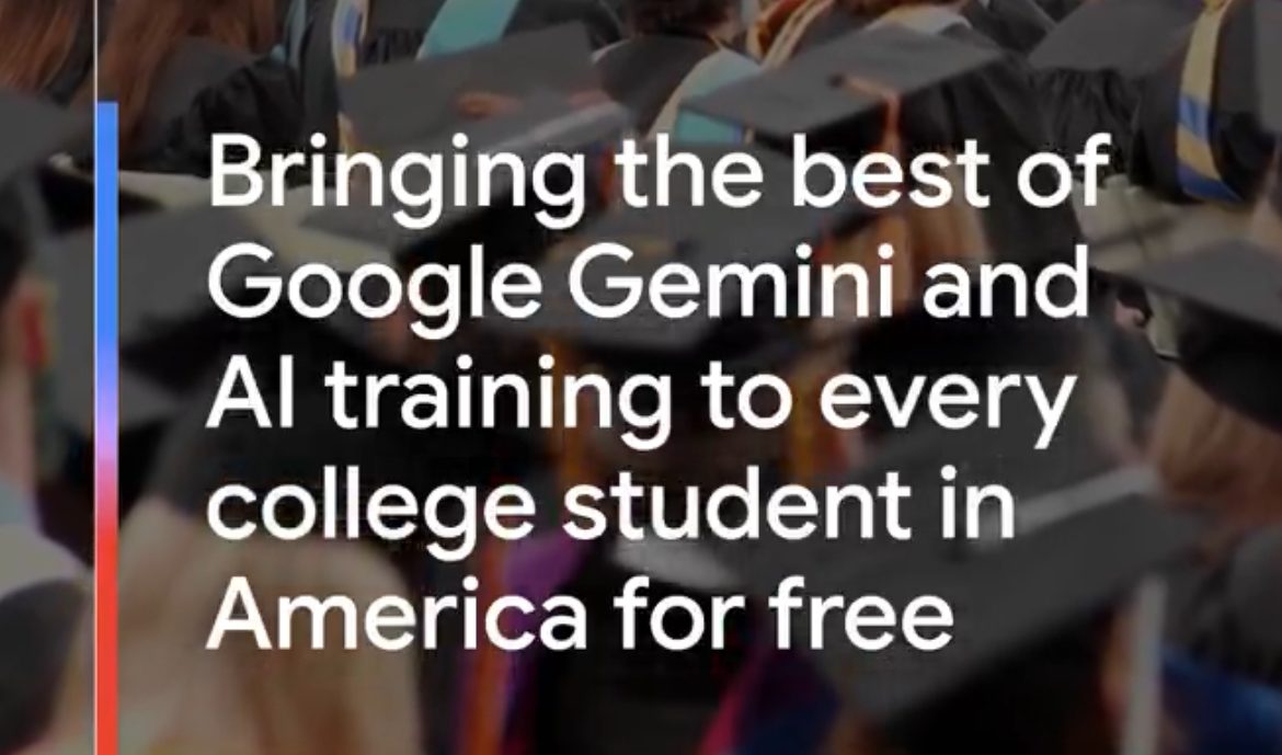 Google Gives U.S. College Students Free Access to AI Pro Tools for One Year