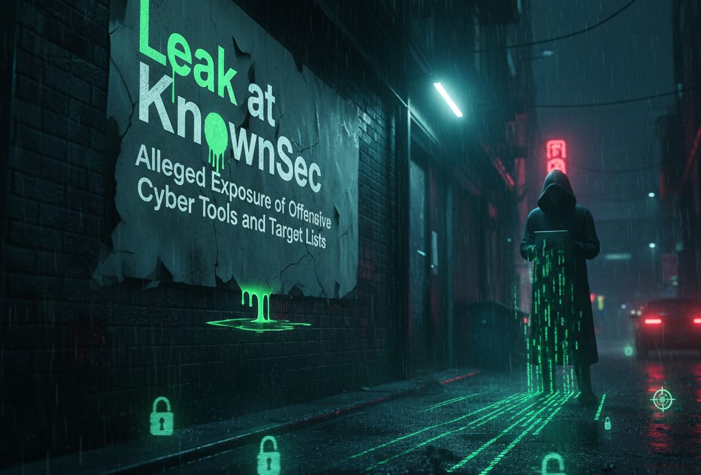 Leak at KnownSec: Alleged Exposure of Offensive Cyber Tools and Target Lists