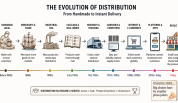 From Handmade Goods to Delivery Apps: How Distribution Became a Service