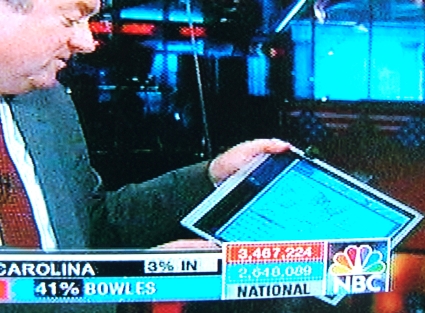 Tim Russert with Tablet PC
