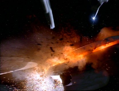 Star Trek TNG Cause and Effect Enterprise