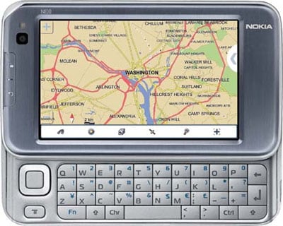 Nokia N810 Internet Tablet GPS application