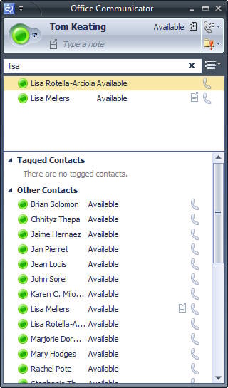 Office Communicator clients cannot communicate with AOL Contacts Problem  Solved