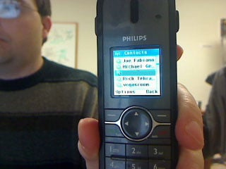 Philips VOIP841 Contacts menu