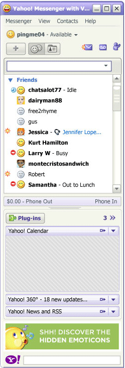 Yahoo Messenger Plugins