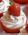 Vanilla cupcake topped with strawberry ganache www.thesweetkitchen.co.uk
